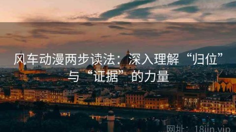风车动漫两步读法：深入理解“归位”与“证据”的力量